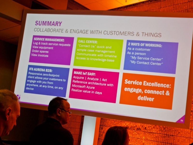 Collaborate and engage across the service lifecycle in IFS Applications 10