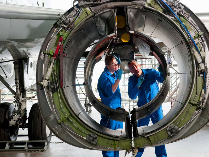 Airline Maintenance Header