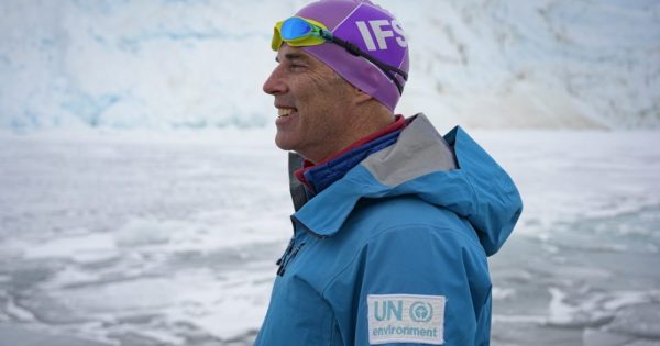 Lewis Pugh Antarctica Swim