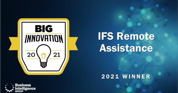 IFS Remote Assistance Big Innovation Award Winner