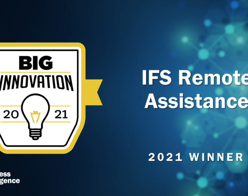IFS Remote Assistance Big Innovation Award Winner