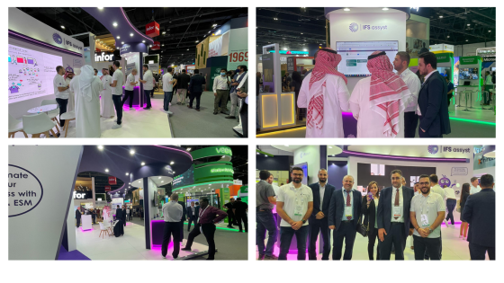 IFS assyst at GITEX - booth